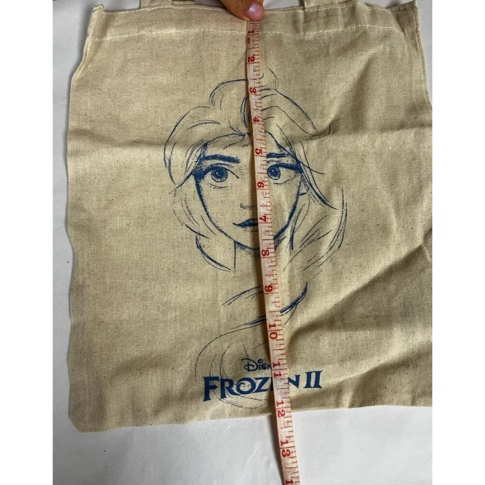Zara Disney Frozen Elsa Small Cotton Tote Bag Kids New